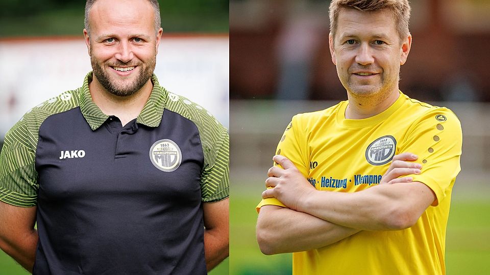 Die neuen Trainer beim MTV Himmelpforten: Ikaros Chatzilias und Daniel Thomas.  