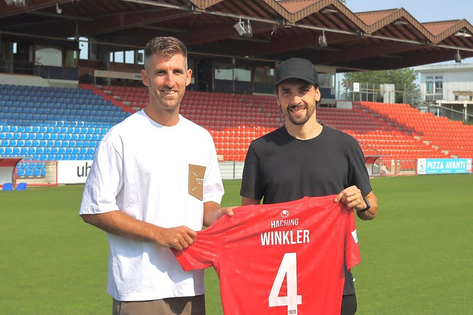 Zurück im Trikot der SpVgg Unterhaching: Alexander Winkler. Zurück im Trikot der SpVgg Unterhaching: Alexander Winkler.