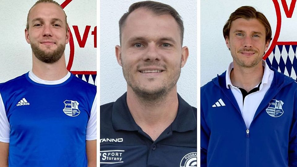 Geben weiter den Ton beim VfR Laberweinting vor (von links nach rechts): Dominik Zeller, Daniel Eisenhut, Markus Goczol