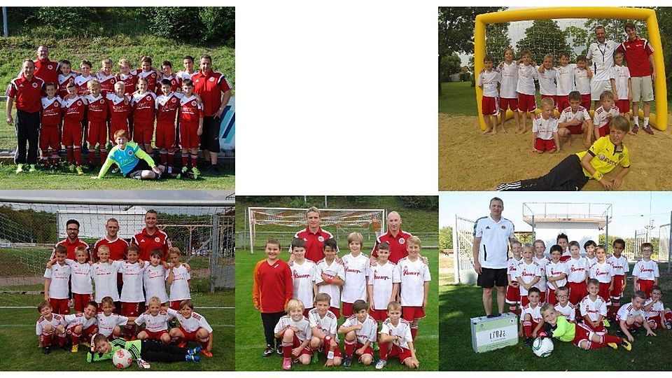 Die gastgebenden Jugendteams der TSG Pfeddersheim beim ROPIC Futsal-Cup im BIZ Worms. (Foto: Montage/TSG Pfeddersheim)