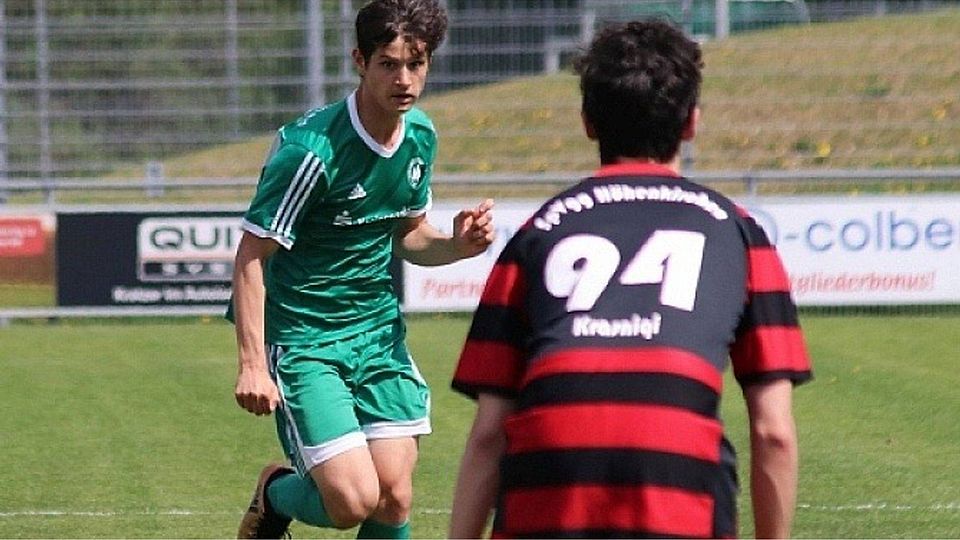 Mann der Stunde: U19-Spieler Timon Kuko erzielte in Manching bereits sein viertes Tor für die Landesliga-Herren. Foto: DR