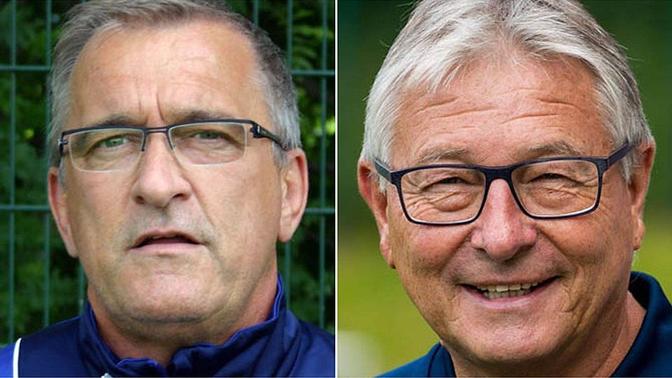 Heribert Guggenmos (links) springt bis Saisonende als Trainer beim FC Wiggensbach ab, nachdem Peter Christl den Verein verlassen hat.