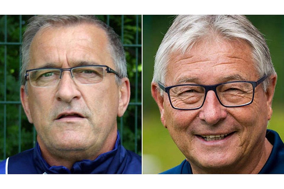 Heribert Guggenmos (links) springt bis Saisonende als Trainer beim FC Wiggensbach ab, nachdem Peter Christl den Verein verlassen hat.