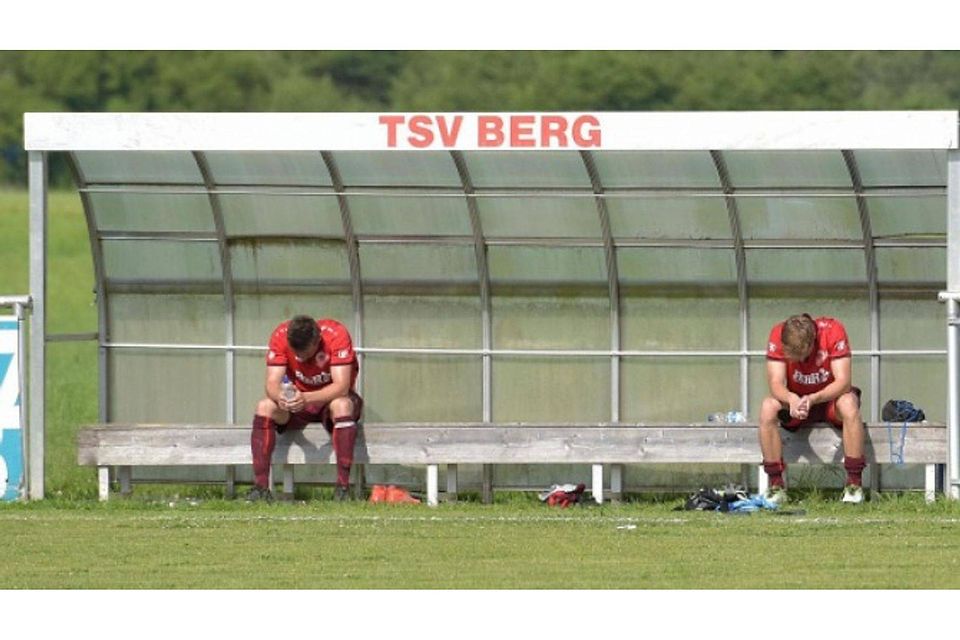 Bitter: Der TSV Berg muss aus der Verbandsliga absteigen. Derek Schuh