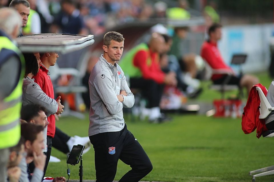 Hachings Co-Trainer Sven Bender stand beim 0:2 in Verl erstmals als Vertreter von Marc Unterberger an der Seitenlinie.