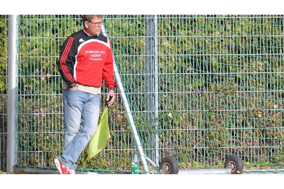 Will mehr sehen als im letzten Spiel - Eltvilles Trainer Werner Orf F: Klein