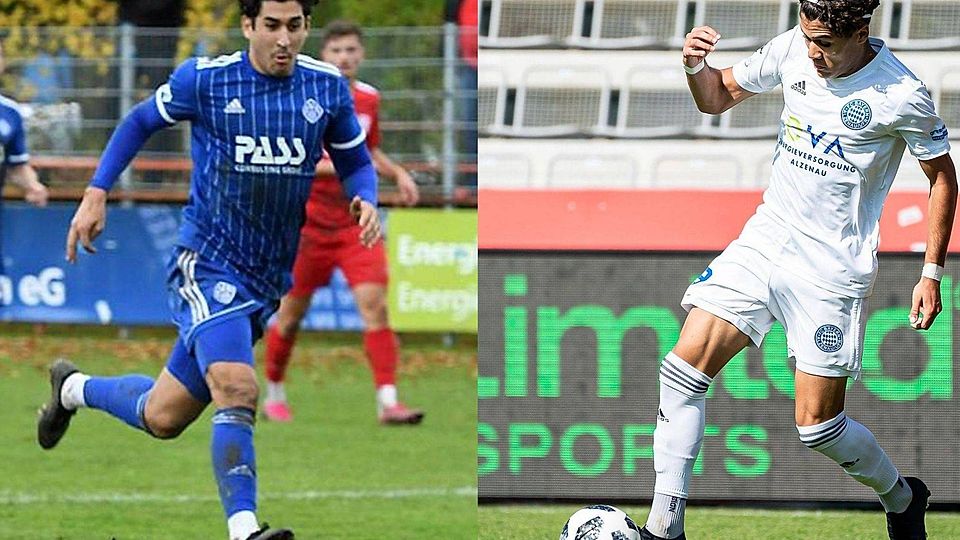 Hamza (li.) und Jihad Boutakhrit: Die Brüder sind beide in der Regionalliga unterwegs - aber für verschiedene Vereine.