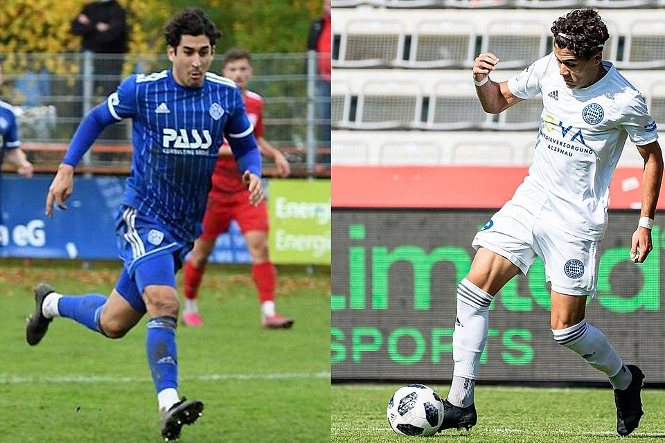 Hamza (li.) und Jihad Boutakhrit: Die Brüder sind beide in der Regionalliga unterwegs - aber für verschiedene Vereine.