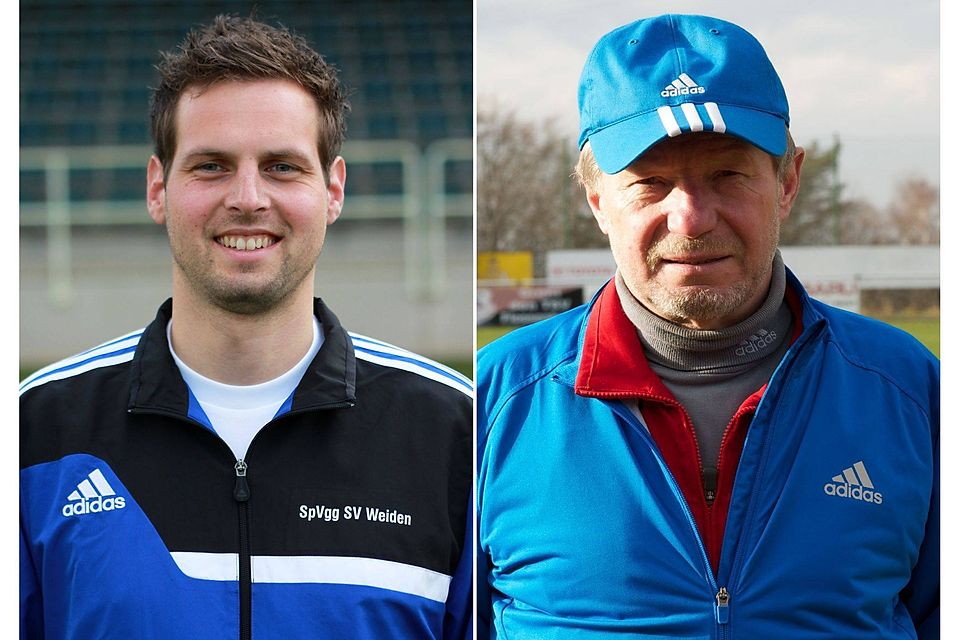 Der Waldauer Trainer Daniel Wolfrath (l.) und der Flossenbürger Coach Wenz Rosenberger stellten sich den FuPa-Fagen.