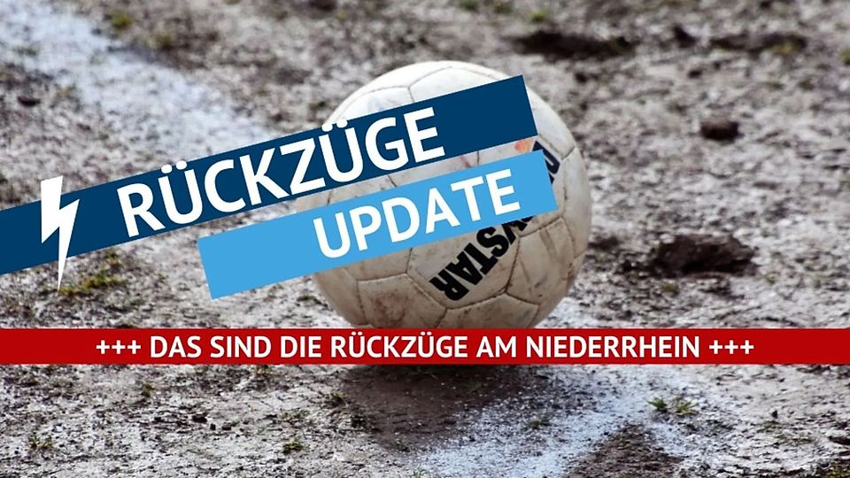 Die Rückzüge der Saison 2025/26 am Niederrhein. 