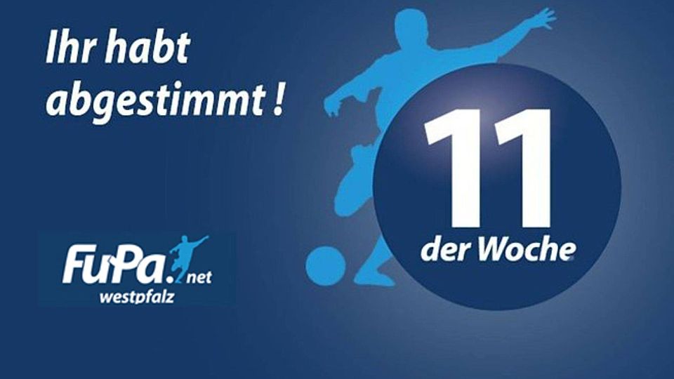 In dieser Woche gibt es zwölfmal die Elf der Woche in FuPa-Westpfalz