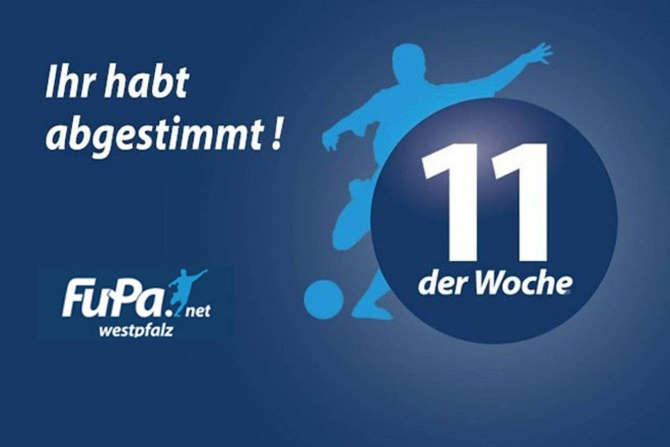 In dieser Woche gibt es zwölfmal die Elf der Woche in FuPa-Westpfalz