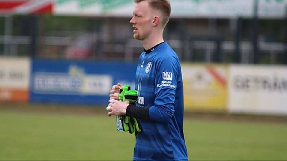 Erneut ein Kandidat für die Startelf: U19-Torwart Malte Jürgensmeier könnte ein weiteres Mal vom Ausfall der beiden Delbrücker Stammtorhüter profitieren. F: Heinemann