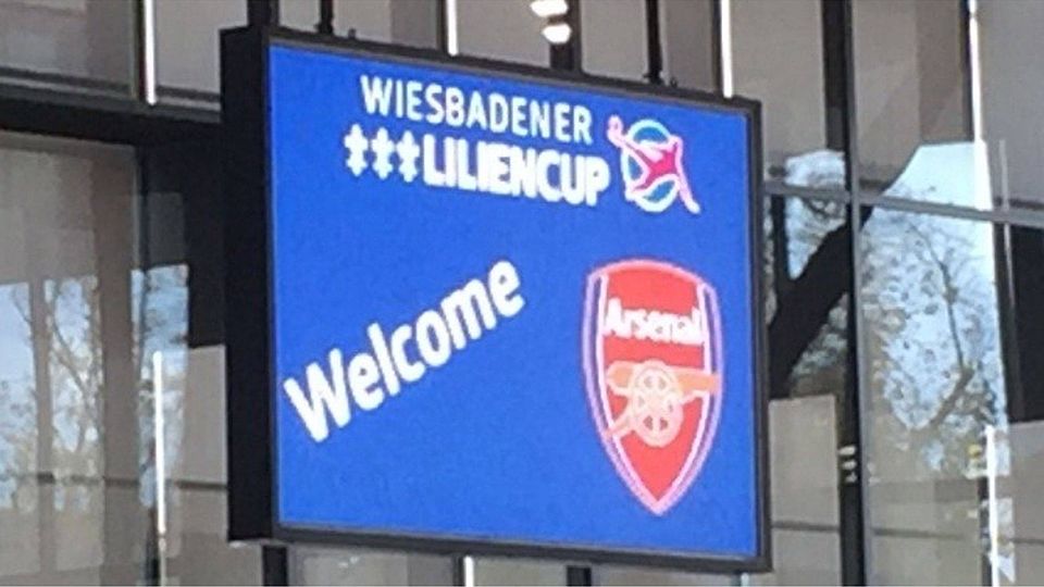 Auf die U17 des FC Arsenal dürfen sich die Fans des Wiesbadener Liliencups freuen! F: Walloch