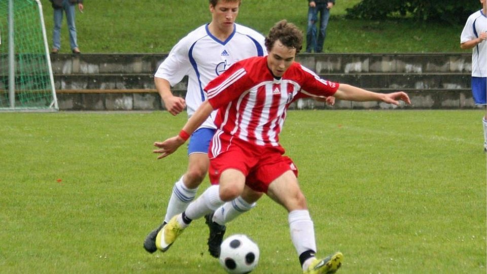 Tobias Bräu (vorne) gilt als großes Talent und soll in Ränkam die Offensive ankurbeln.  F: Christian Groitl