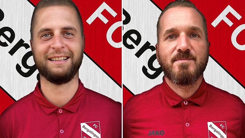 Werden in ihre vierte Saison als Trainergespann beim FC Bergalingen gehen: Matthias Hertweck (links) und Turan Bauknecht. | Fotos: Andreas Keller