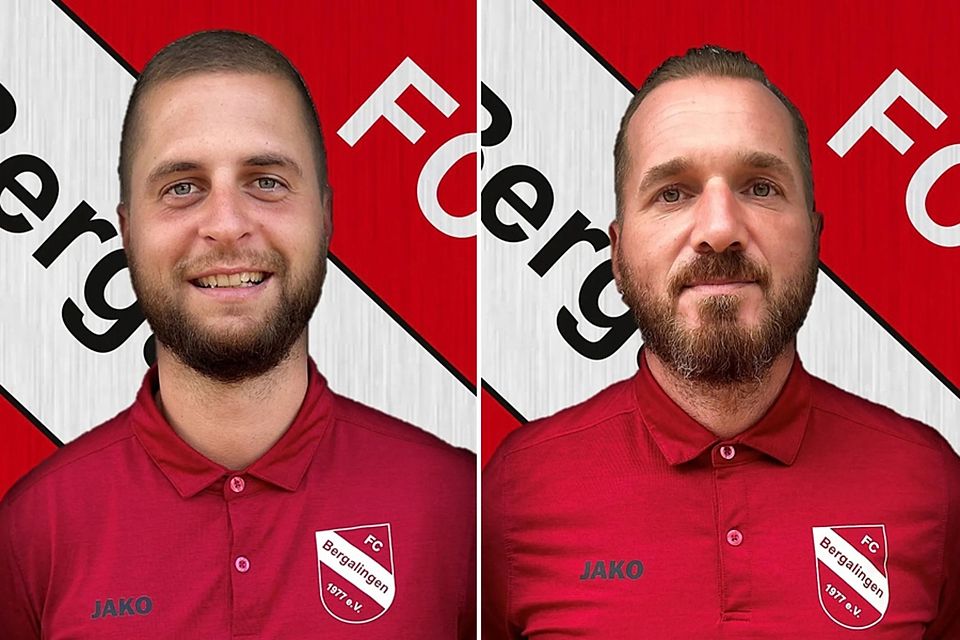 Werden in ihre vierte Saison als Trainergespann beim FC Bergalingen gehen: Matthias Hertweck (links) und Turan Bauknecht. | Fotos: Andreas Keller