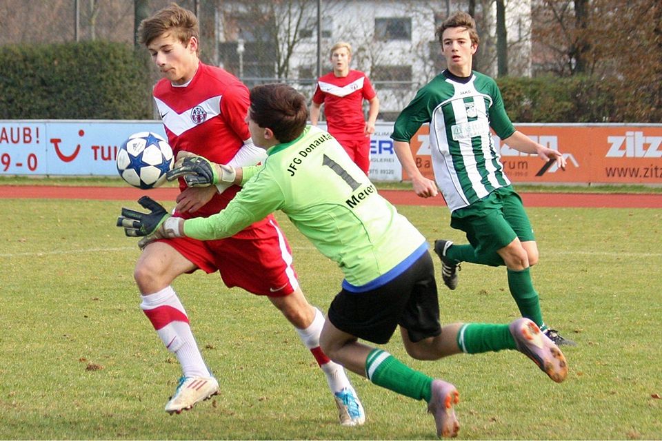 Auch im zweiten Spiel in Folge hat die JFG Donautal Bad Abbach das Nachsehen. Foto: Groitl