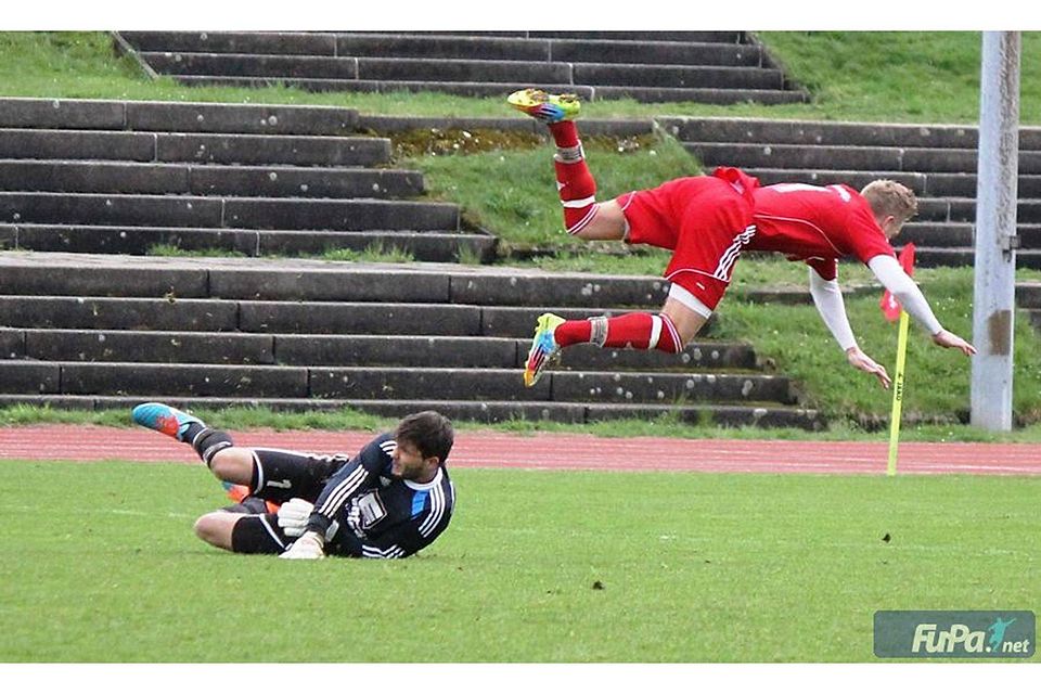 Der fliegende Sorghofer...   Foto: Willi Ertl