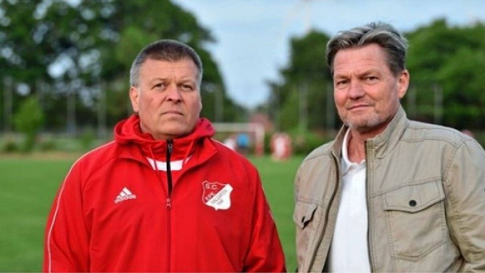 Andreas Cabus (rechts) mit Thomas Weinrich. Foto: Kamper