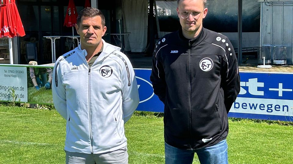 Neues Duo an der Seitenlinie des FC Teningen: Pierre Ketterer und Fabian Niederprüm.