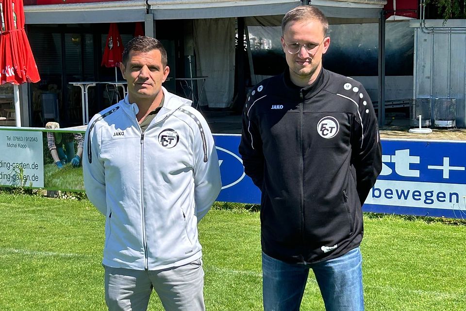 Neues Duo an der Seitenlinie des FC Teningen: Pierre Ketterer und Fabian Niederprüm.
