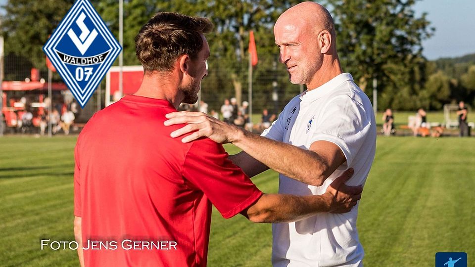 Marco Antwerpen (r.) ist nicht mehr Trainer des SV Waldhof Mannheim.