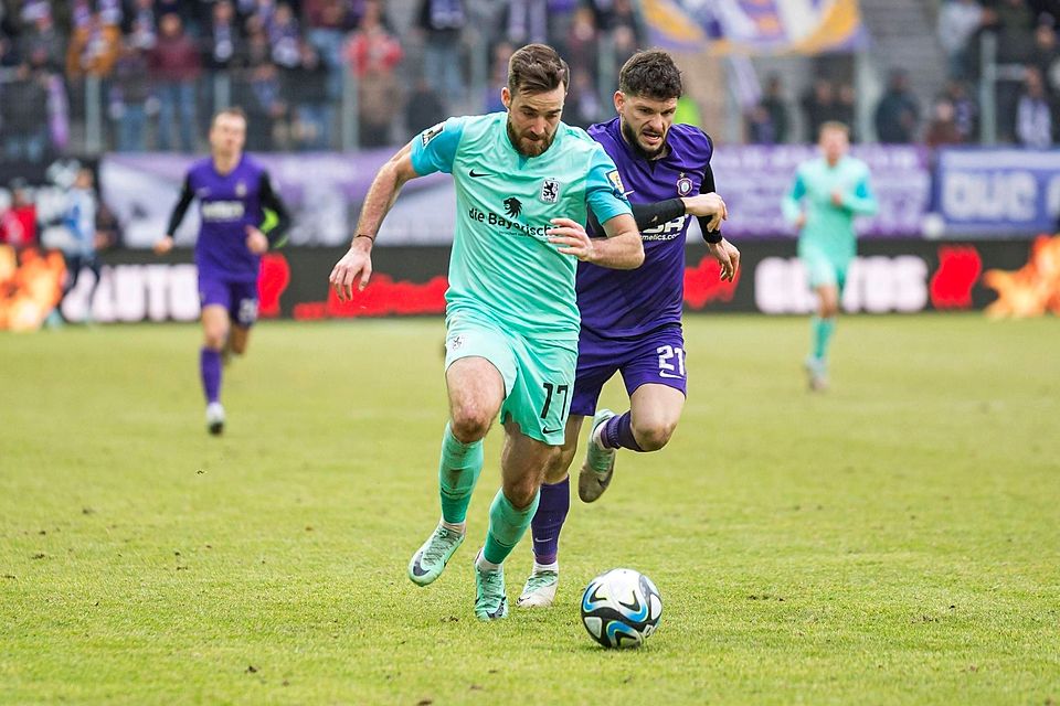 Im letzten Aufeinandertreffen trennten sich der TSV 1860 München und Erzgebirge Aue mit 0:0.