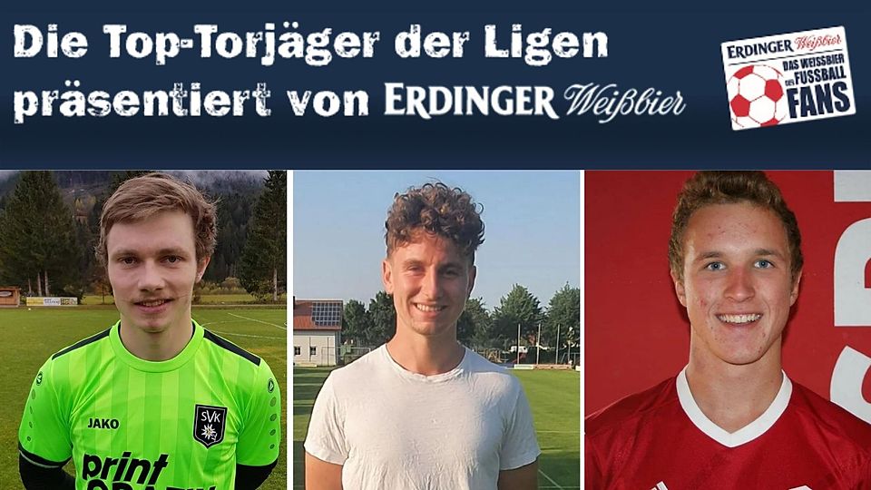 Hubert Holzer, Stefan Hoegenauer und Marco Kistler sind die besten Torschützen der A-Klassen Zugspitze
