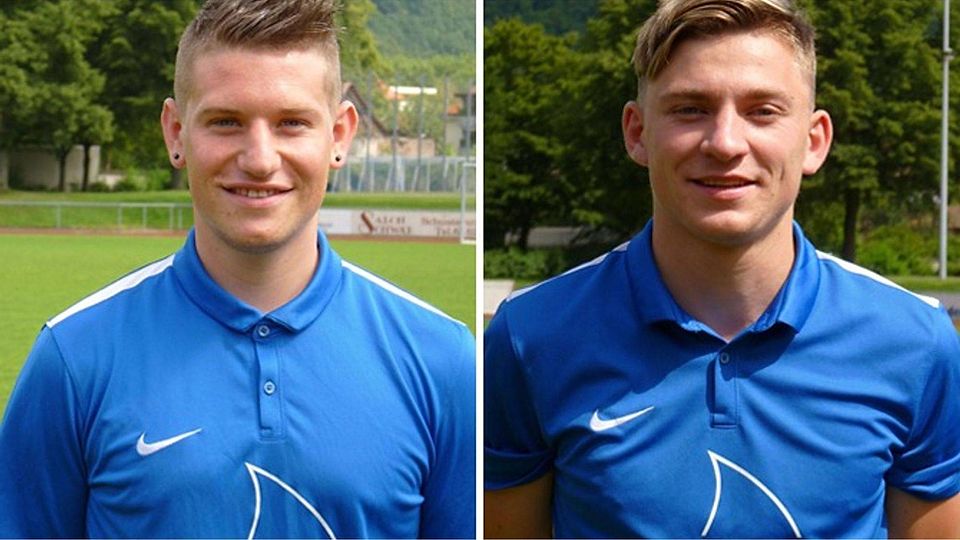 Dennis Kaltenbach (links) und Sandro Rautenberg spielen kommende Saison beim SV Kirchzarten | Fotos: FC Waldkirch