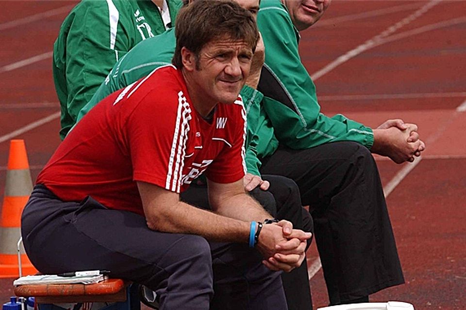Rosenheims Coach Walter Werner. F: Meier