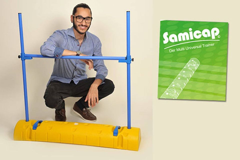Samicap-Gründer Ozan Capan präsentiert stolz seine patentierte Erfindung F: Montage Ziegert