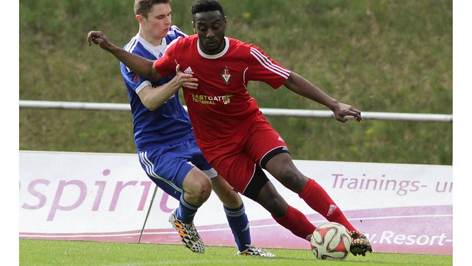 Narciel Mbuku war in Guben einer der FC-Matchwinner. F.: Sven Bock