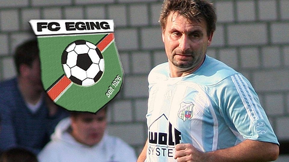 Helmut Lemberger wird Spielertrainer beim FC Eging. F: Wagner