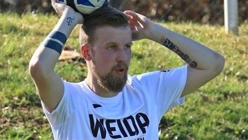 Kai Schumann bleibt dem FC Thüringen Weida treu. F: Thomas Gorlt