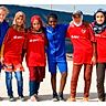 Neben dem Sport knüpften die bayerischen U16-Juniorinnen (l. Laura Donhauser) in Jordanien auch jede Menge freundschaftlichen Kontakte. Foto: Privat