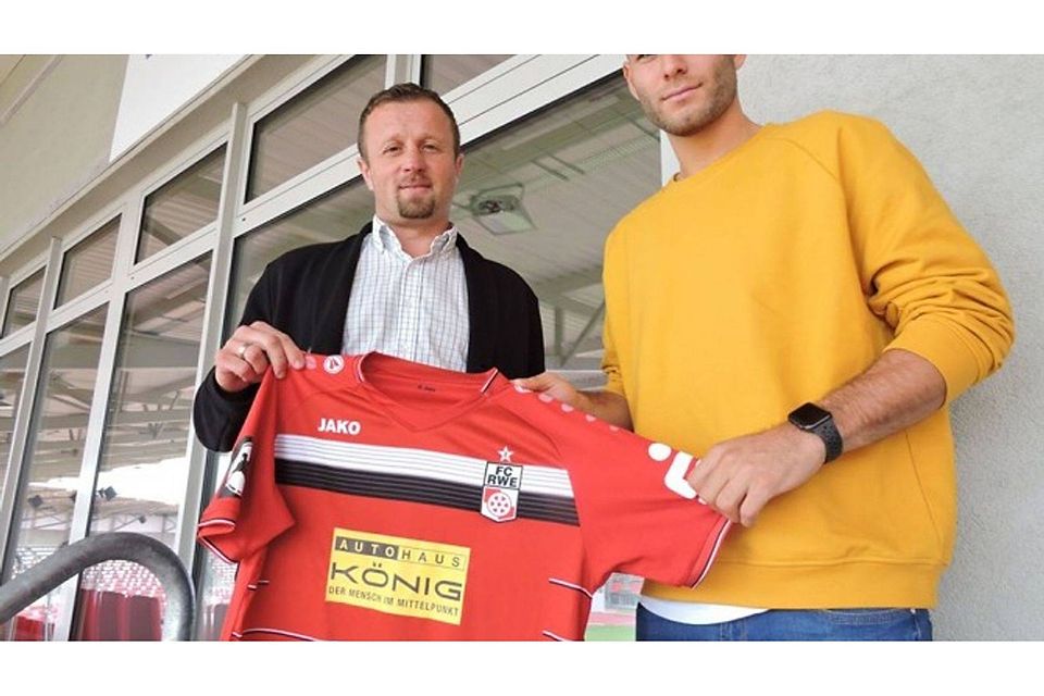 Torsten Traub und Berkay Dabanli. © FC Rot-Weiß Erfurt