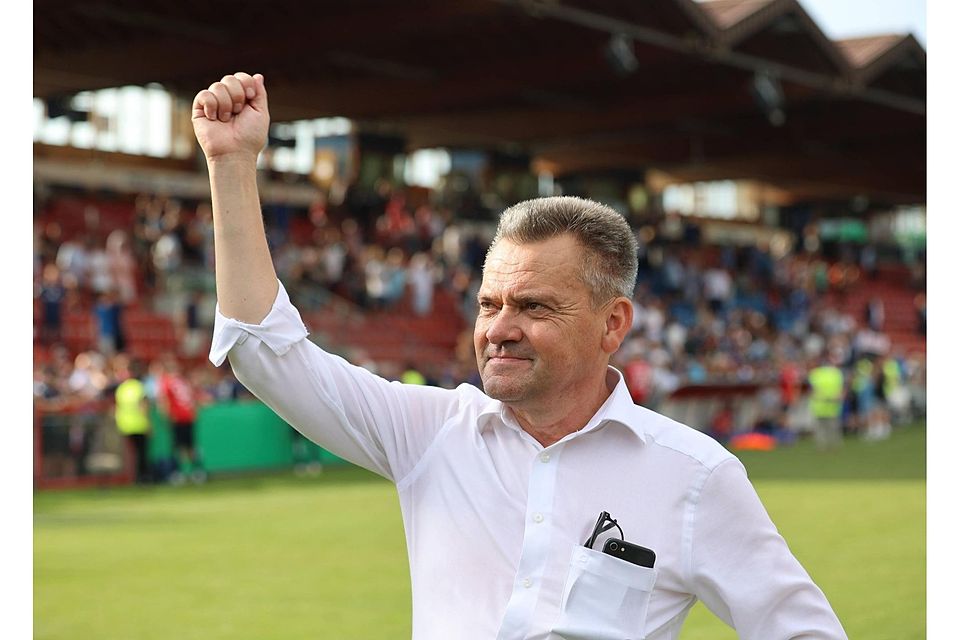 SpVgg Unterhaching, Präsident Manni Schwabl.