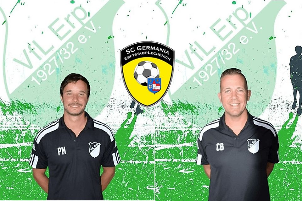 Berg und Meyer schlagen vom VfL Erp bei der Germania auf.