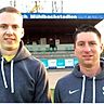 Das künftige Trainergespann beim VfR Umkirch: Maximilian Gruber (links) und Steffen Grünzig | Foto: VfR Umkirch
