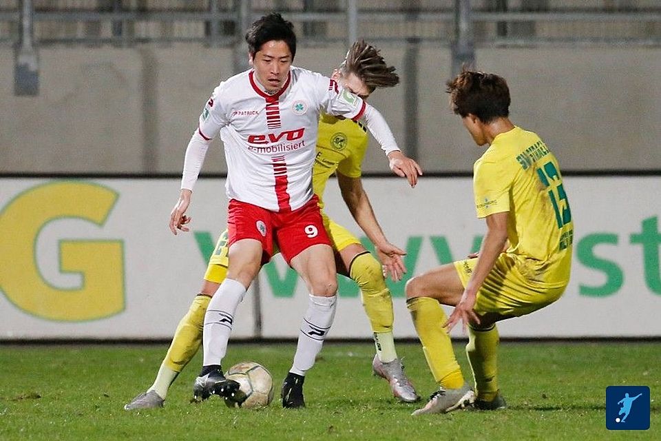 Hier stürmte Shun Terada für Rot-Weiß Oberhausen gegen den SV Straelen.