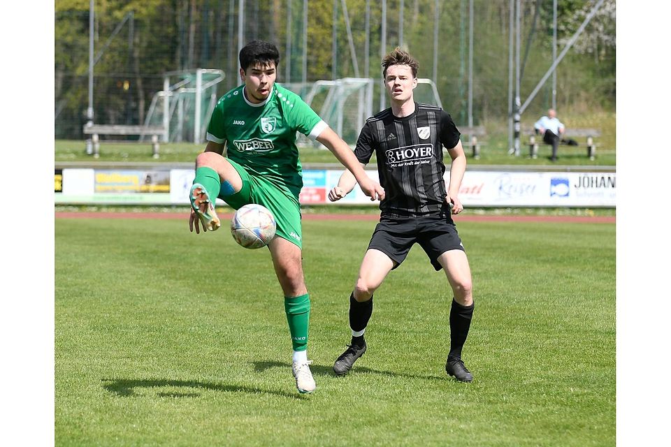 Ihr vorletztes Heimspiel in der Bezirksliga bestreiten Metehan Altay (li.) und der BCF gegen Raisting.