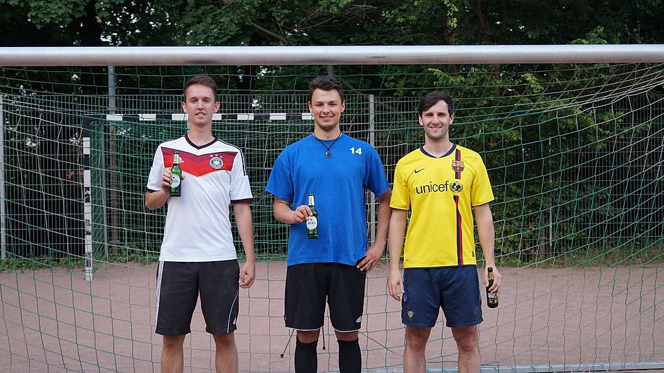 Die drei Besten: Alexander Plötz, Tobias Kaldschmidt, Dennis Reidenbach. Foto: P.Widder