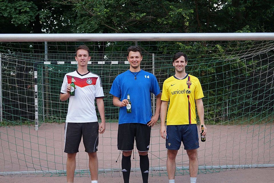 Die drei Besten: Alexander Plötz, Tobias Kaldschmidt, Dennis Reidenbach. Foto: P.Widder