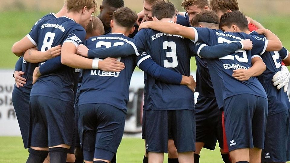 Die Fußballer des SC Oberweikertshofen.