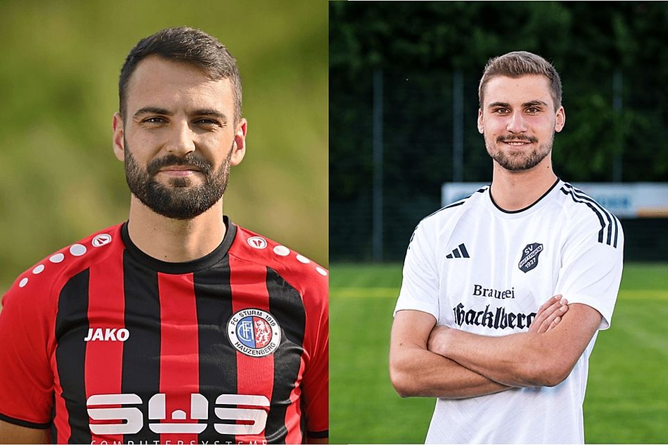 Fabian Gastinger (li.) und Stefan Jungbauer werden dem FC Sturm Hauzenberg längere Zeit fehlen 