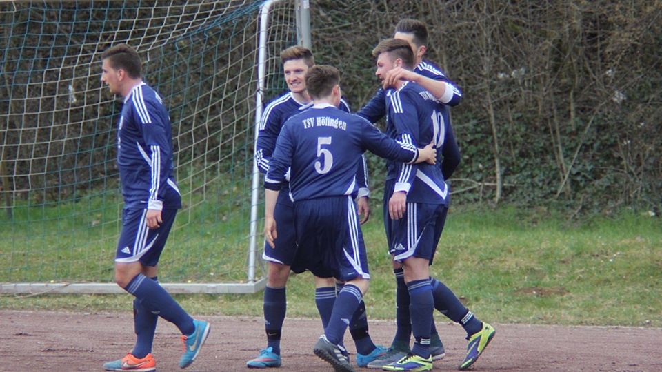 Das glücklichere Ende beim 4:3-Erfolg gegen Möglingen II hat der TSV Höfingen II. Foto:  Nißle