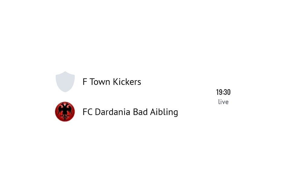 Die F Town Kickers duellierten sich mit dem FC Dardania Bad Aibling.