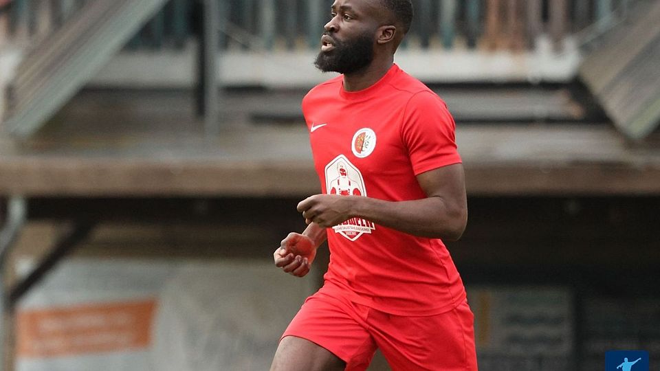 Cedric Siewe Nana verdiente sich nach der Partie gegen Marburg ein Sonderlob von seinem Trainer.