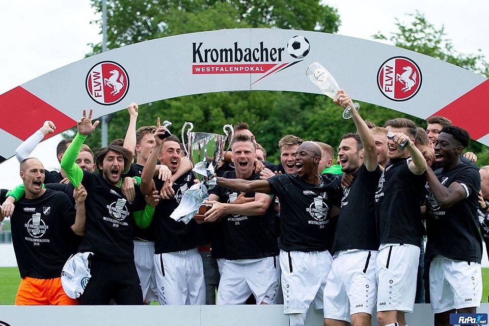 Pokal-Sieger 2019: Der SV Rödinghausen konnte durch den Pokalerfolg im letzten Jahr am DFB-Pokal teilnehmen.